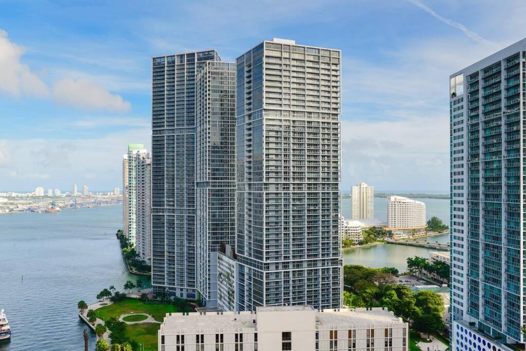 Wonderful 2 Bedroom Apt With Ocean Views At Icon Brickell Майами Экстерьер фото