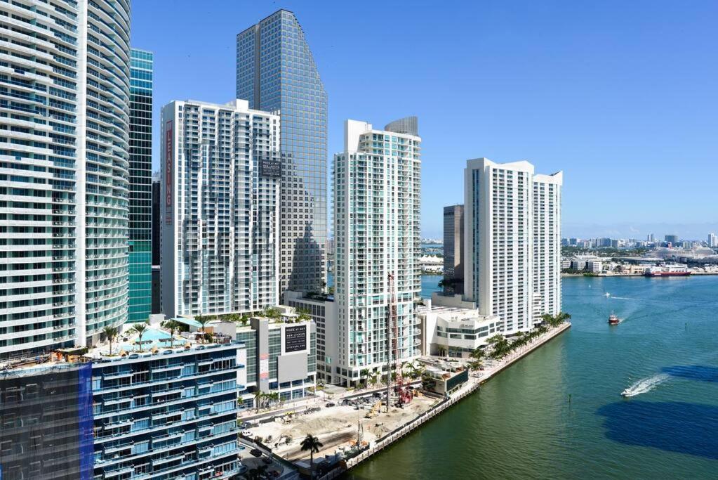 Wonderful 2 Bedroom Apt With Ocean Views At Icon Brickell Майами Экстерьер фото